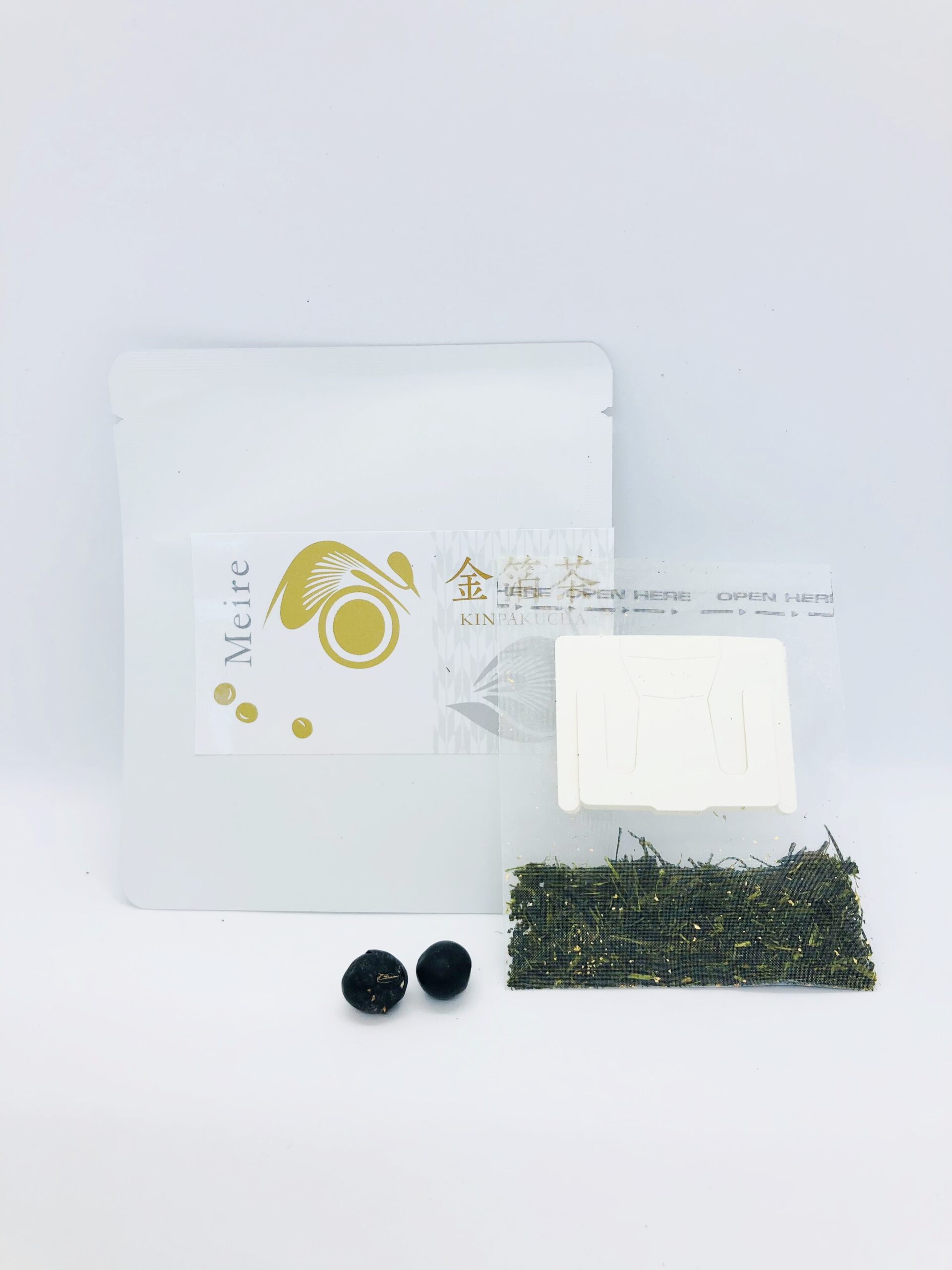 ドリップバッグティー「Meire茶」金箔入煎茶3P - 画像 (4)